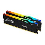 Prime Day: Kingston Technology RGB 16GB 6000MT/s DDR5 CL36 Desktop Memory Single Module | Infrared Sync Technology | AMD Expo | Plug N Play | KF560C36BBEA-16 - $77.27 + FS &amp; more