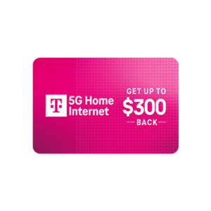 T-Mobile New 5G Home Internet Lines: All-in Plan + $300 Virtual Prepaid Mastercard $70/month & More