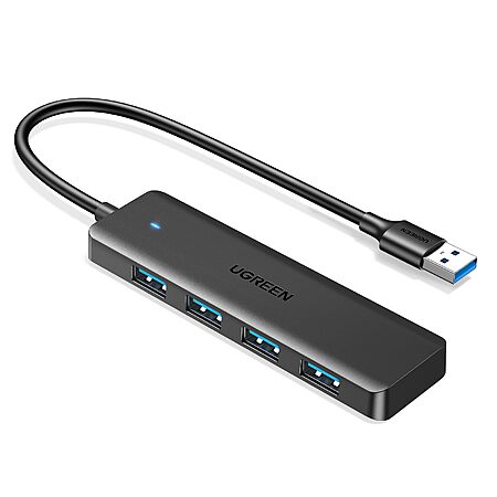 UGREEN USB 3.0 Hub, 4 Ports USB A Splitter Ultra-Slim USB Expander for Mouse, Keyboard, Flash Drive, U Disk - $5.99 & more + Free Shipping with Prime