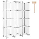 Puroma Cube Storage Organizer 12-Cube Closet Storage Shelves for $36.74