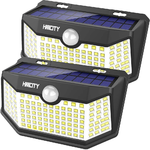 2-Pack HMCity 120 LED Solar Outdoor Security Lights w/ Motion Sensor $7