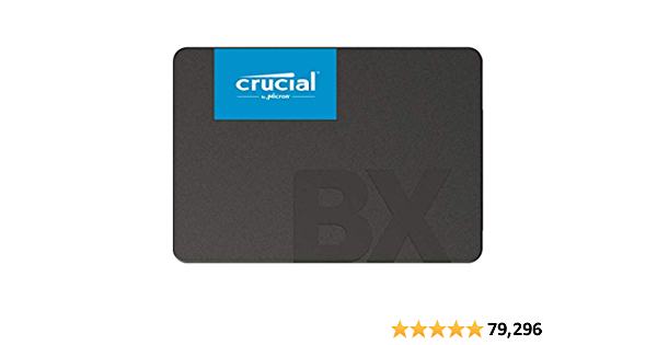 Crucial BX500 1TB 3D NAND SATA 2.5-Inch Internal SSD, up to 540MB/s - CT1000BX500SSD1 - $65