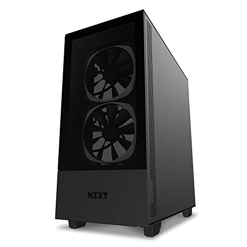 NZXT H510 Elite - CA-H510E-B1 - Premium Mid-Tower ATX Case PC Gaming Case - Dual-Tempered Glass Panel - Front I/O USB Type-C Port - Vertical GPU Mount $99.99