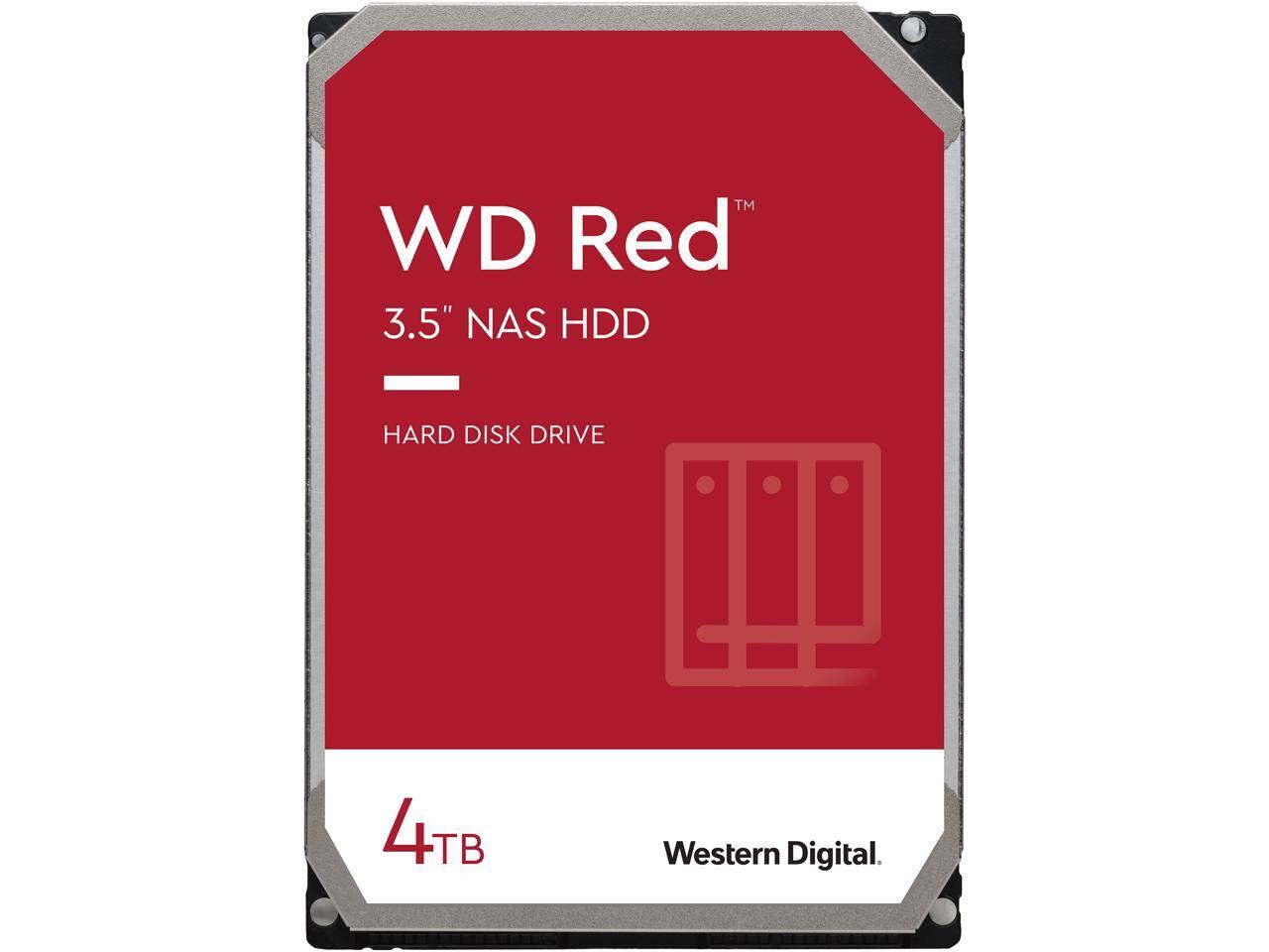 WD Red 4TB NAS Internal Hard Drive [5400 RPM Class, SATA 6Gb/s, SMR, 256MB Cache] for $84.99 w/ FS