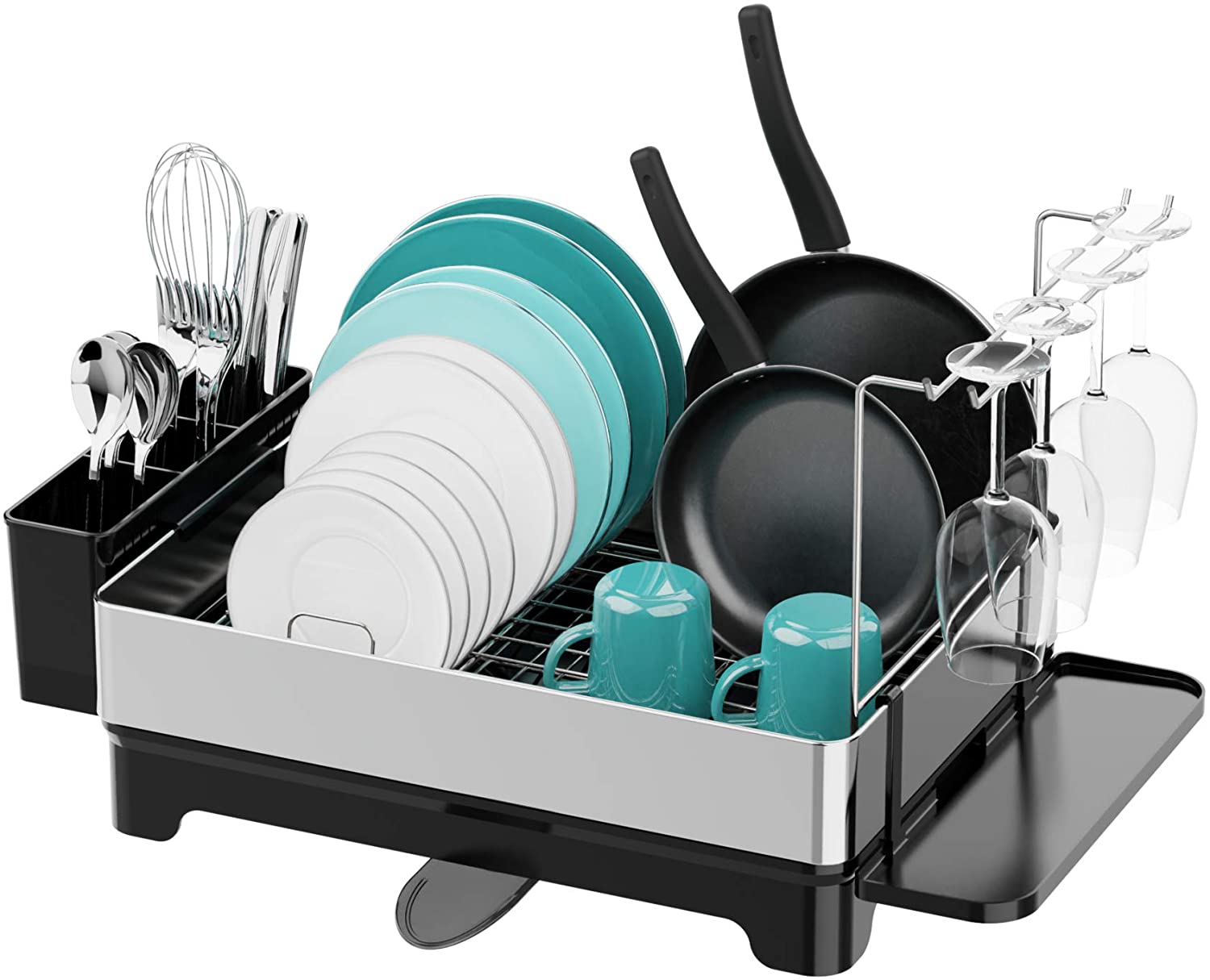 Veckle Stainless Steel Dish Drying Rack $19.99