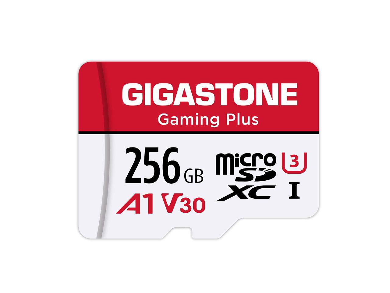 Gigastone 256GB Micro SD Card [UHS-I / Class 10, A1, Up to 100MB/s R / Up to 60MB/s W] for $24.99 w/ FS