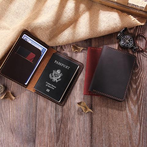 Tiosebon Cow Leather Passport Holder Wallet (3 colors) $14.41+ Free shipping