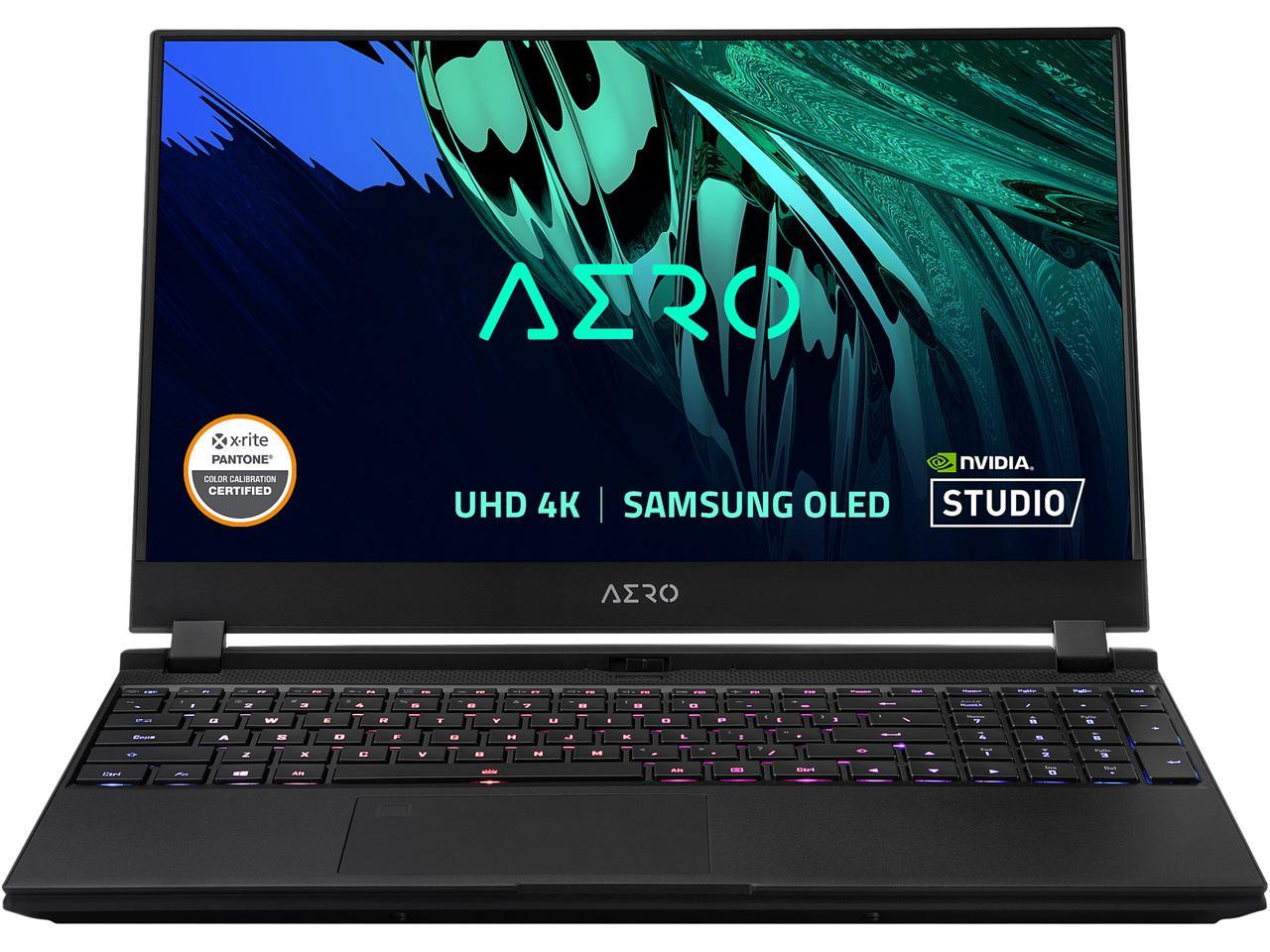 GIGABYTE AERO 15 OLED KD-72US623SP Gaming Notebook [i7-11800H 2.30GHz, 16GB, 512GB SSD, NVIDIA GeForce RTX 3060 Laptop GPU, 15.6"] for $1349 w/ FS after MIR