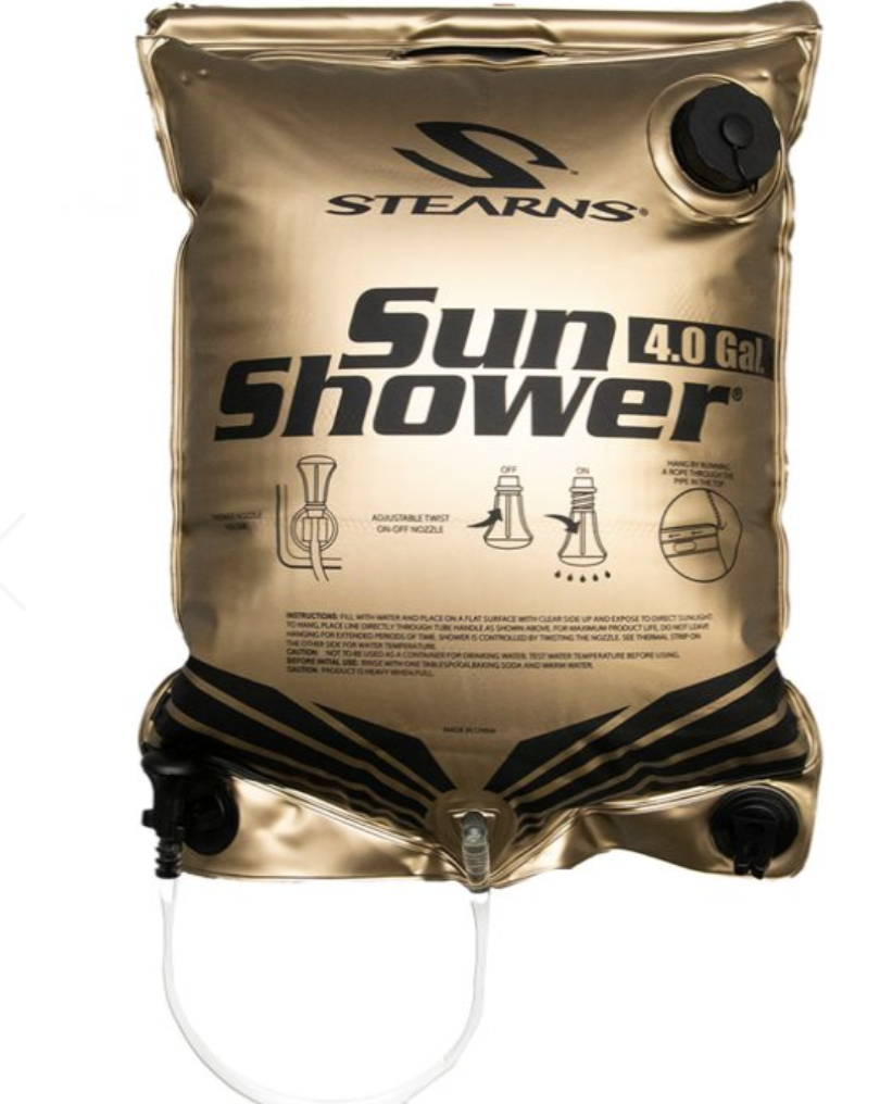 4 GAL Stearns Solar-Heated Sun Shower $14 + Free Shipping