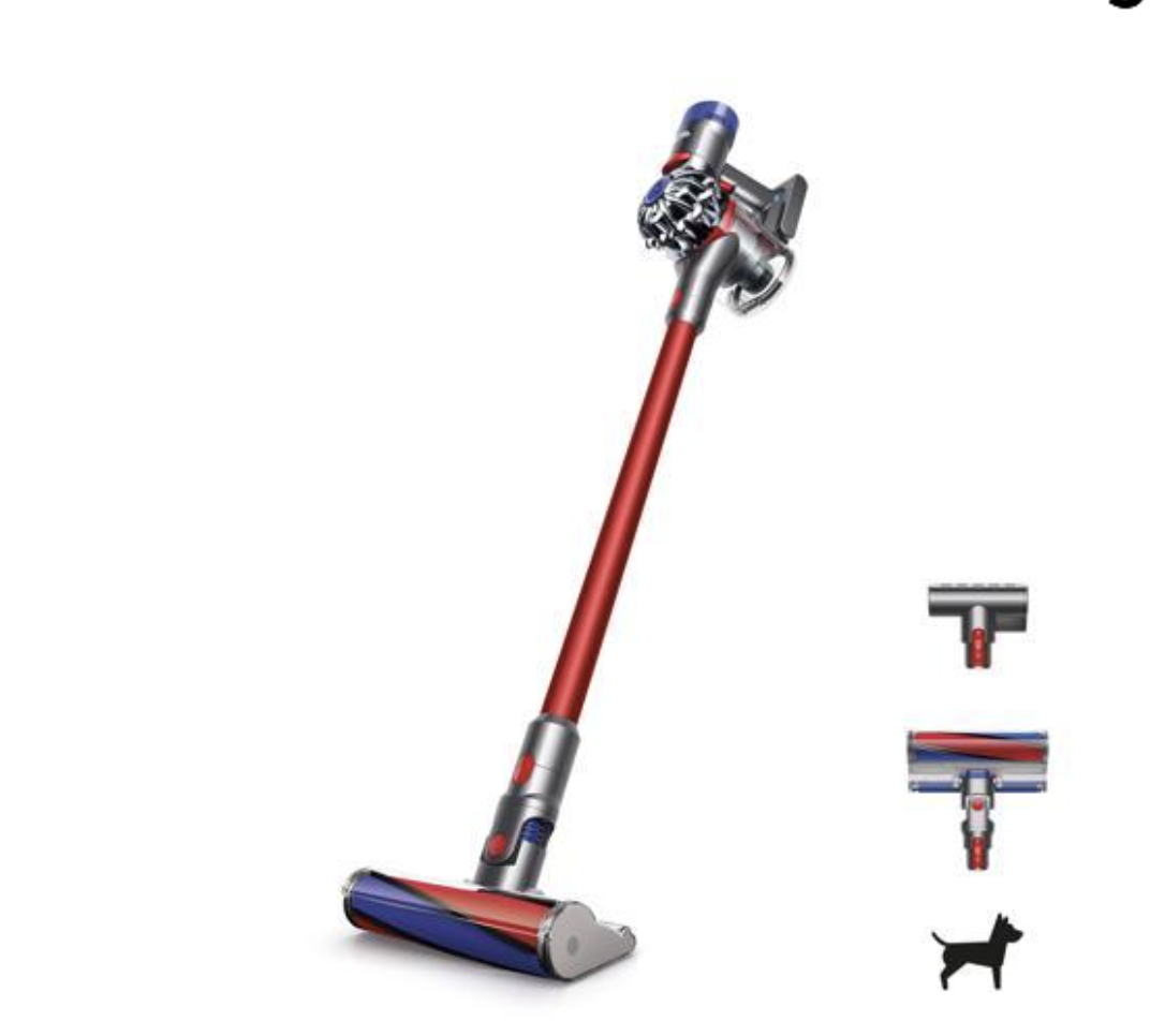 Dyson V8 Fluffy Cordless Vacuum (Red, Brand New Condition) $299.99