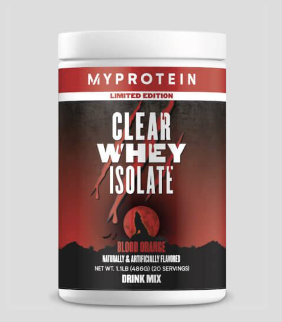 Myprotein Limited-Edition Clear Whey Isolate Blood Orange (20 Servings) - $15 with Free Shipping $14.98