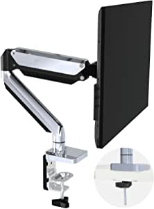 MOUNTUP 50% Off Silver Single Monitor Mount Adjustable Desk Arm for 13"-32" Monitors Only $22.49 with Clip Coupon + Free Shipping