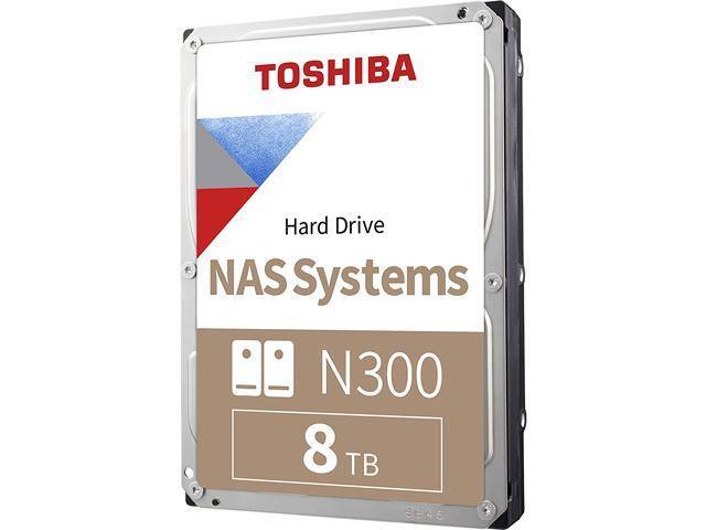 \TOSHIBA N300 8TB Hard Drive [7200 RPM, SATA 6.0Gb/s, 256MB] (HDWG480XZSTA) for $159.99 w/ FS after Code