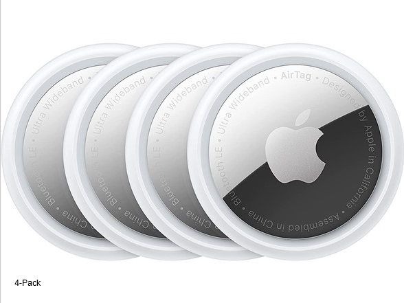 Apple AirTag (4 pack), $93.99 + Free Shipping w/ Prime