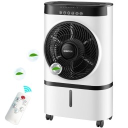 Air Cooler Fan w/ Remote Control Casters + Free shipping $97.95