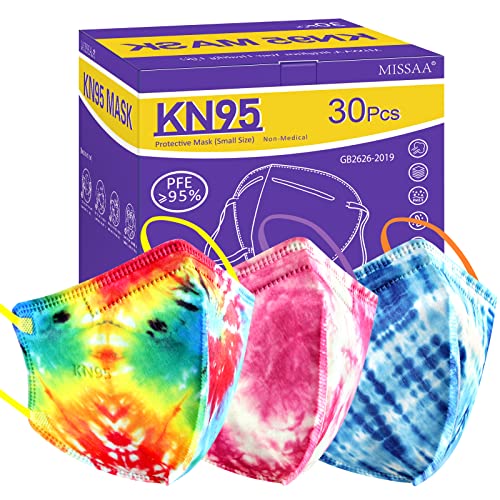 30 Pack Kids MISSAA KN95 Face Mask, 5-Layer $4.94-5.84 (FSA or HSA eligible)
