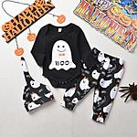 3-Piece Infant Fall Halloween Set $7.99, Kids' Dress $5.99+, Pumpkin Aprons &amp; Hair Accessories $2.99 + Free Shipping on $25+