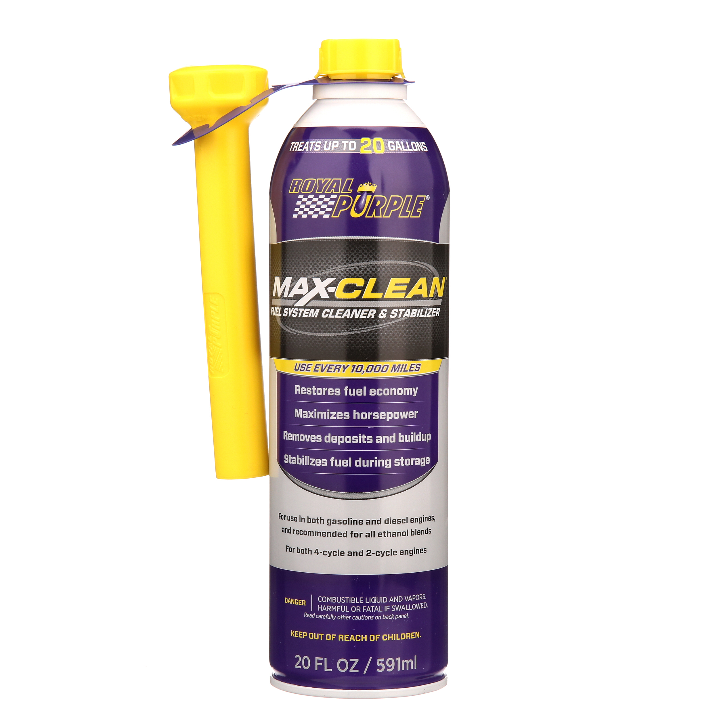Royal Purple Max-Clean Fuel System Cleaner and Stabilizer, 20 Fl. Oz. $11.97 was $17.99