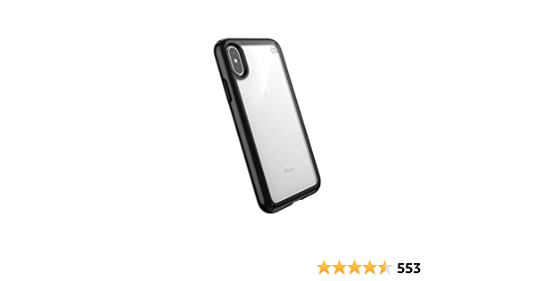 Speck Products Presidio Show iPhone Xs/iPhone X Case, Clear/Black - $5.95