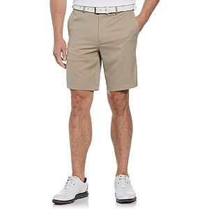 PGA TOUR Mens 9" Golf Shorts (Chinchilla) $22.75 at Amazon