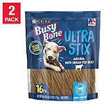 Busy Bone Ultra Stix Grass-Fed Beef, 16-count, 2-pack $14.99