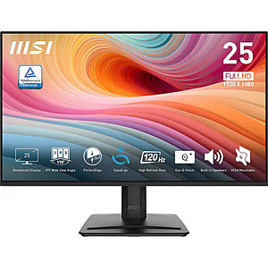 MSI PRO 24" IPS LCD FHD 120Hz 1ms Adaptive Sync Monitor with HDR