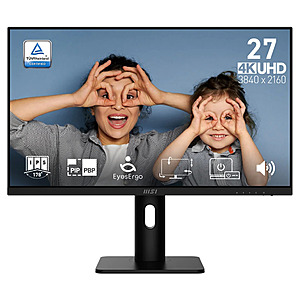 MSI 27" Pro Series 4K UHD IPS Monitor $169.99