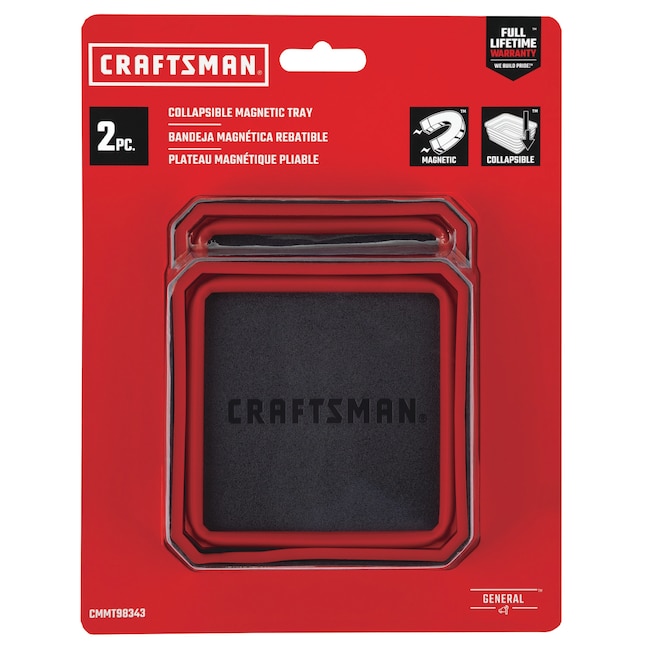 CRAFTSMAN 2-Pack Automotive Magnetic Tray Collapsible | CMMT98343 $10.98