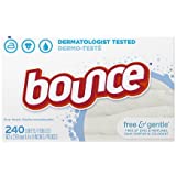 240-count Bounce Fabric Softener Sheets (Free & Gentle) - $6.70 w/ S&S and coupon at Amazon