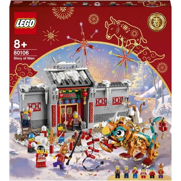 LEGO Chinese Festivals: Story of Nian Playset (80106) - $68.99 at Zavvi