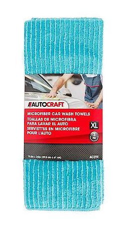 3 Pack AutoCraft Microfiber Car Wash Towels, XL $5.45 + Free Store Pickup at Advance Auto Parts