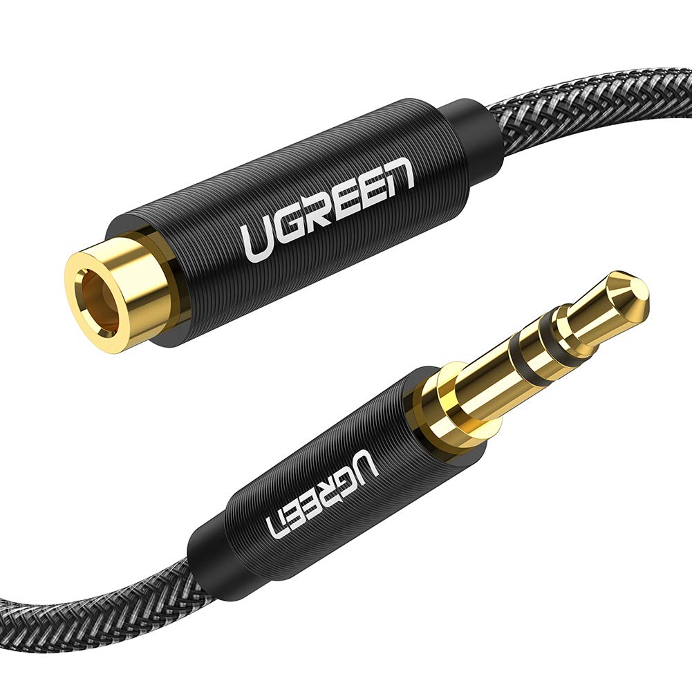 UGREEN Nylon Braided Headphone Extension Cable $5.19,UGREEN Braided 3.5mm Audio Cable $4.49,More + Free Shipping w/ Prime or $25