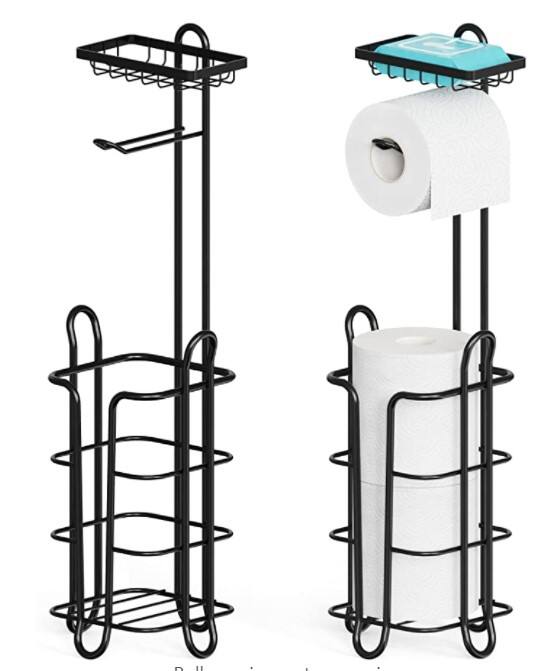 Veckle 2 Pack Toilet Paper Holder Stand $21.99