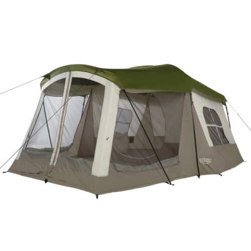 Wenzel Klondike 8-Person Large Outdoor Camping Tent w/Screen Room, Green - $150.99 + Free Shipping