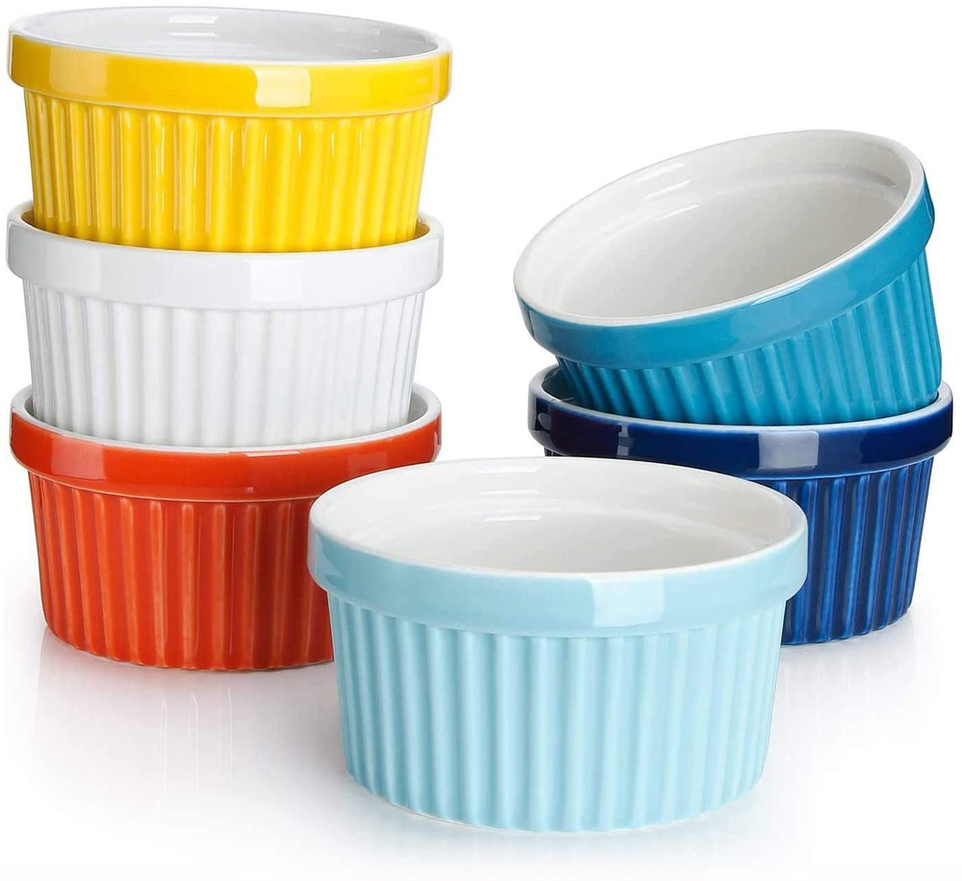 6 PC 8 Ounce Sweese Hot Assorted Colors Porcelain Mini Souffle Dishes $8.99 + Free Shipping w/Prime or orders $25+
