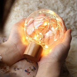 LED Crystal Ball Light Fairy Lamp with USB Charging $9.99 + Free Shipping