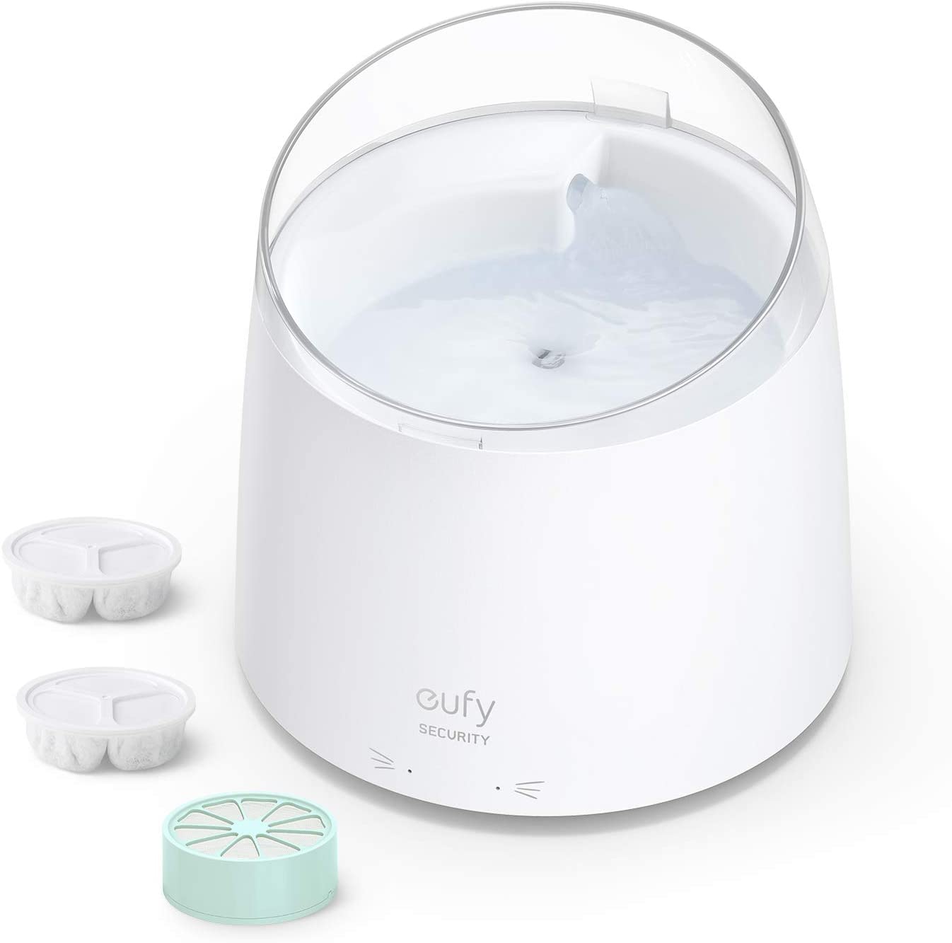 eufy Pet Water Fountain, Cat Water Fountain with Advanced Self-Cleaning System, 5W Powerful and Quiet Pump $24.99 +FS  with Prime, or $25+