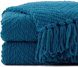 Bedsure Super Soft Warm Decorative Blanket with Tassels (4 colors of Twin Size) for $18.49 + Free Shipping with Prime