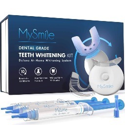 MySmile Teeth Whitening Kit with LED Light with 3 Carbamide Peroxide Teeth Whitening Gel $17.48 + Free Shipping
