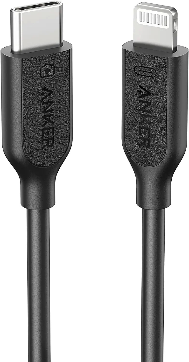 [Prime Exclusive Discount] Anker Lightning to USB-C Data Cable (3ft 480Mbps) for Canon EOS R3 & XF605, Nikon Z9 $9.99 +FS With Prime or $25+