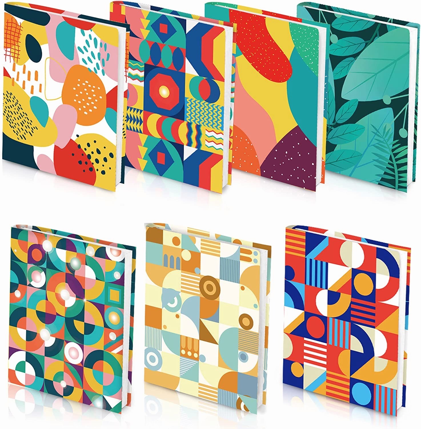 Feela 7 Pack Geometric Pattern Book Covers $9.00 + Free shipping w/ Prime or $25+