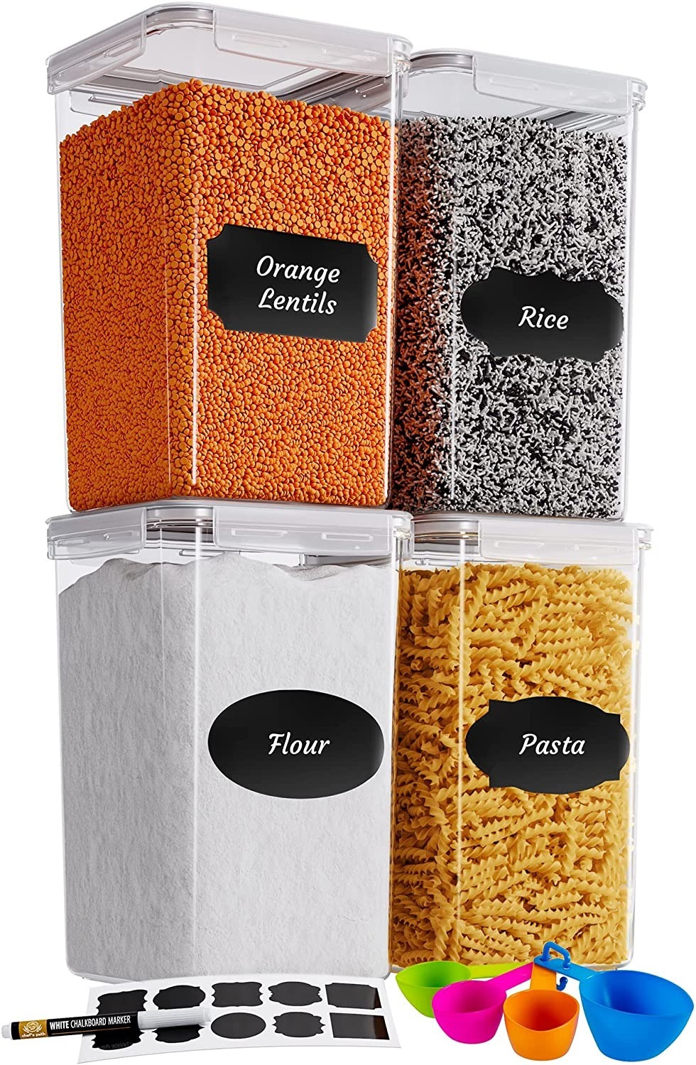 Chef's Path 4 Extra Large Tall Food Storage Containers 7 qt $31 + Free Shipping
