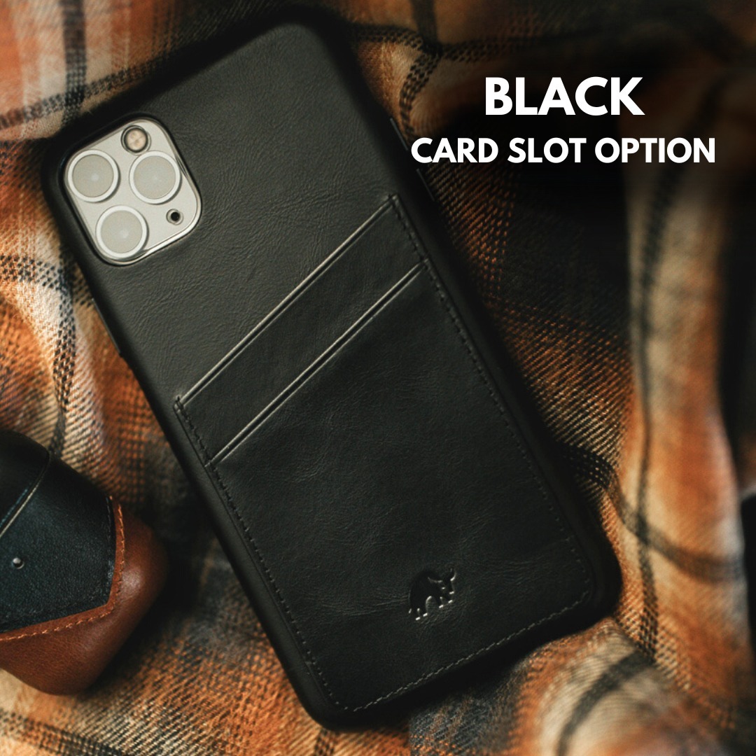 Bullstrap iPhone 14 Leather Case w/ MagSafe or Card Slot (Pro, Max, or