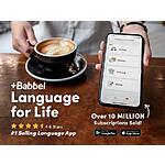 Babbel Language Learning: Lifetime Subscription (All Languages) $179