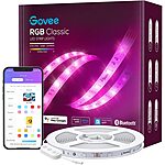 32.8' Govee Smart WiFi App Controlled RGB LED Strip Lights $13 + Free Shipping