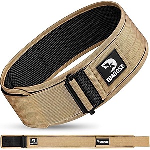 DMoose Fitness Weightlifting Auto Locking 4" Nylon Gym Belt w/ Adjustable Buckle from $5.40 