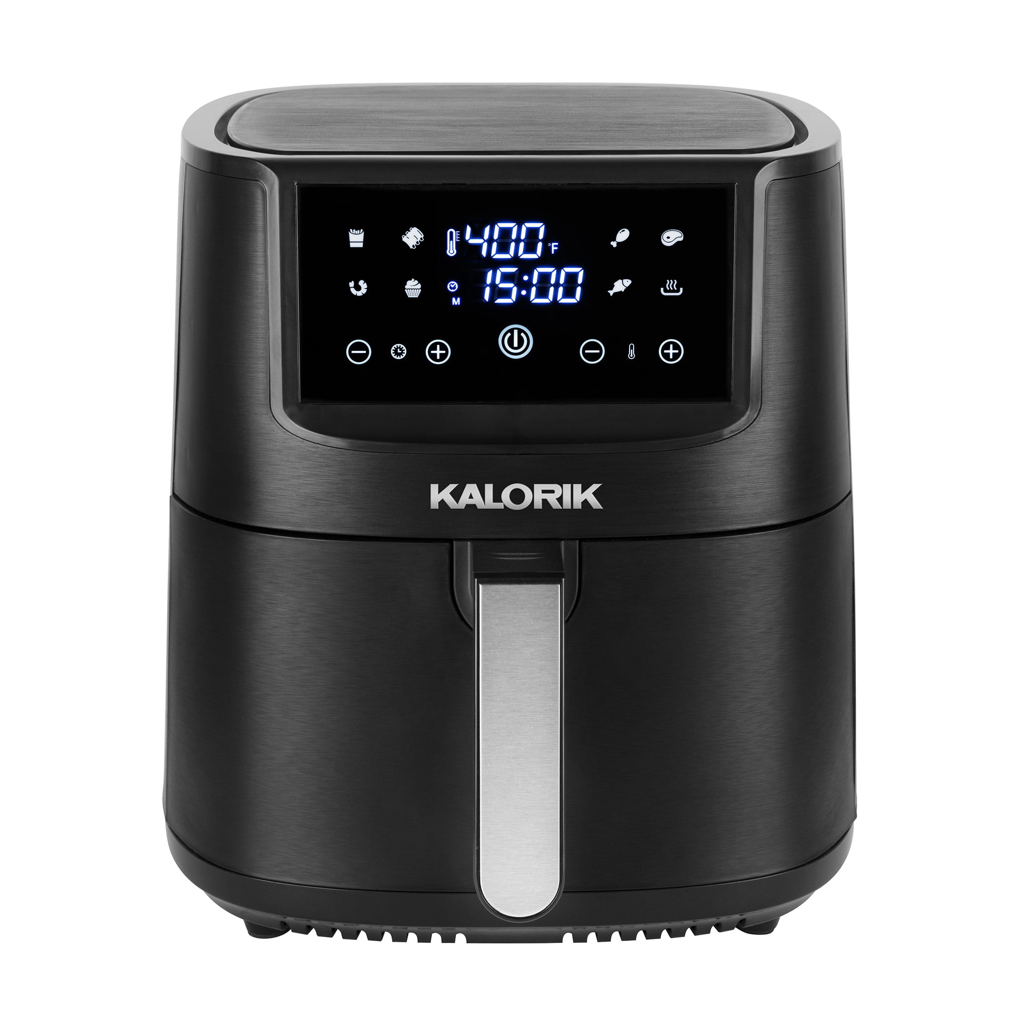 Kalorik® 8 Qt Digital Touchscreen Air Fryer with Trivet, Black FT 51503 BK $49