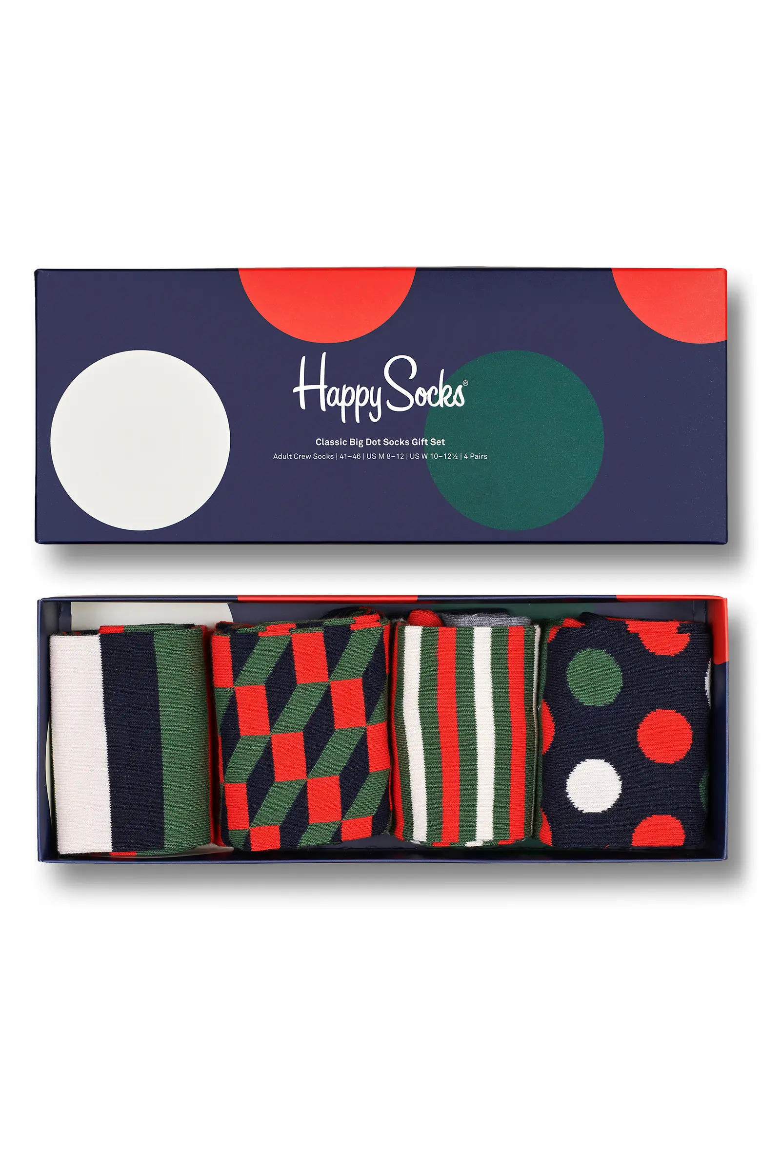 Happy Socks - Mens Holiday Socks Assorted 4-Pack $20.96