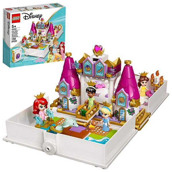 Disney Pincess Ariel, Belle, Cinderella and Tiana's Storybook Adventures Building Kit by LEGO $14.99 + Free Shipping on $25+