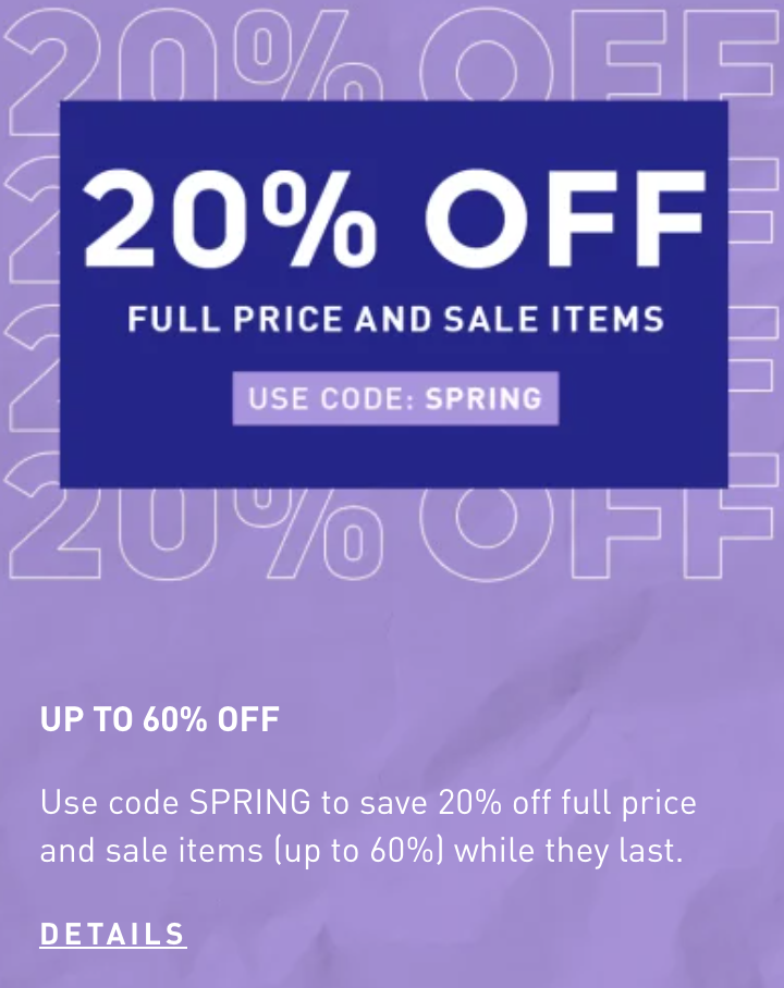 Adidas 20 off full and sale price items+ Free Shipping